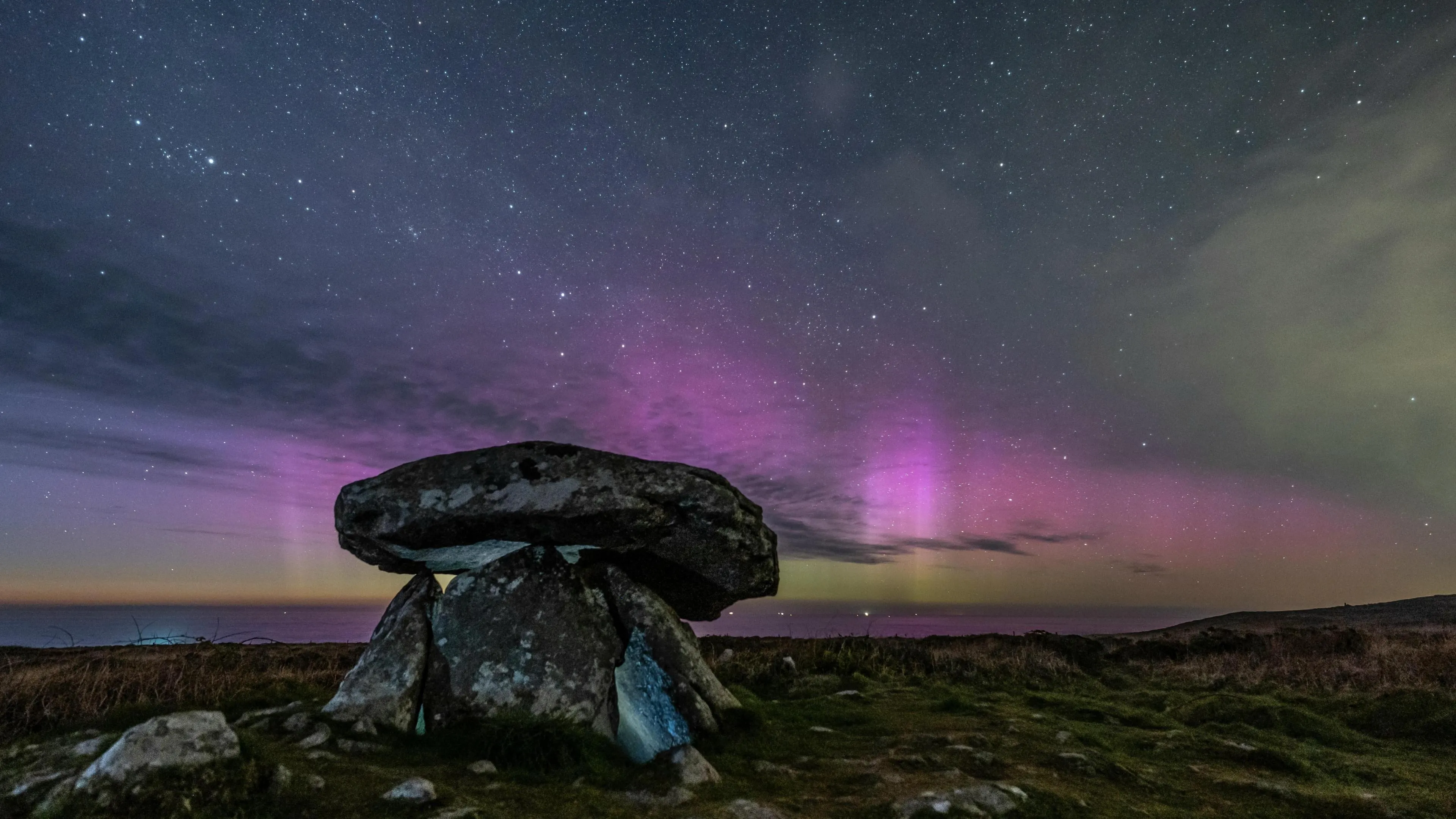 Aurora spotted unusually far south